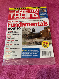 "CLASSIC TOY TRAINS" magzine Jan 2011, still sealed, brand new issue