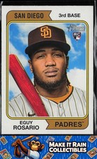Eguy Rosario 2023 Topps Heritage #61 San Diego Padres Rookie RC