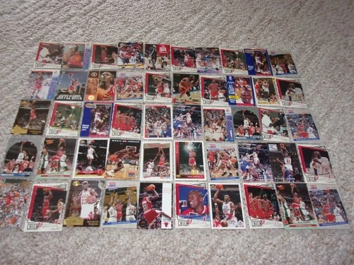 50---MICHAEL JORDAN NBA Basketball Cards Lot