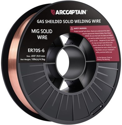 ARCCAPTAIN Mig Welding Wire, 0.035 10Lb Wire 0.035'' 10Lb, 10lb 