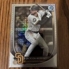2025 Bowman Chrome - Jackson Merrill #38 Mega Box Mojo Refractor