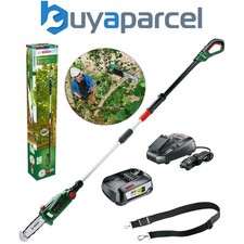 Bosch 18v Universal Chain Pole Saw 18 Long Reach Telescopic Chainsaw Pruner +Bat