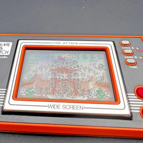 Nintendo Game & Watch Fire Attack ID-29 Box & Manual Tested Working Vintage