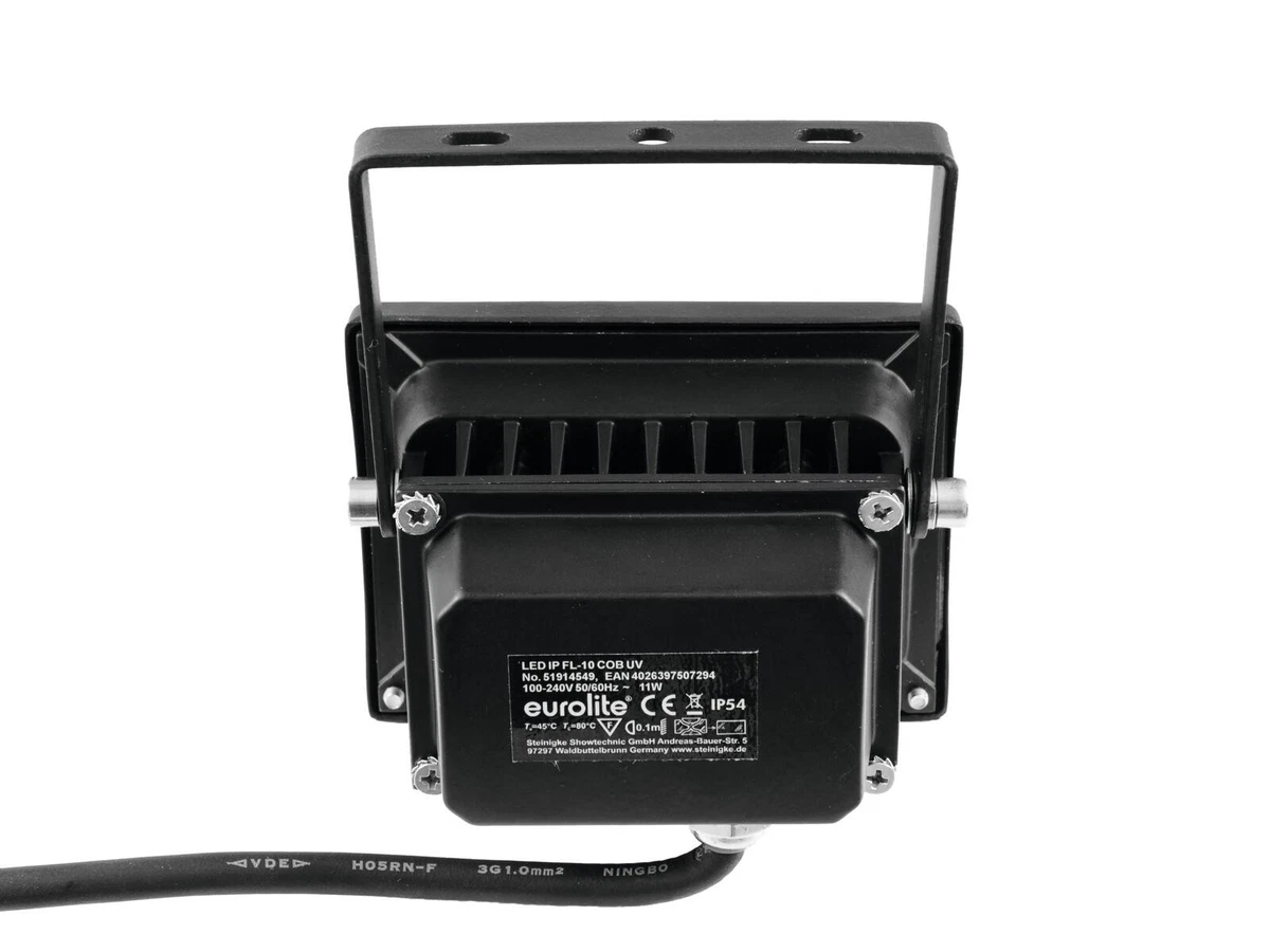 EUROLITE LED IP FL-10 COB UV IP54 Wetterfest Outdoor Bühne Event Show Fluter