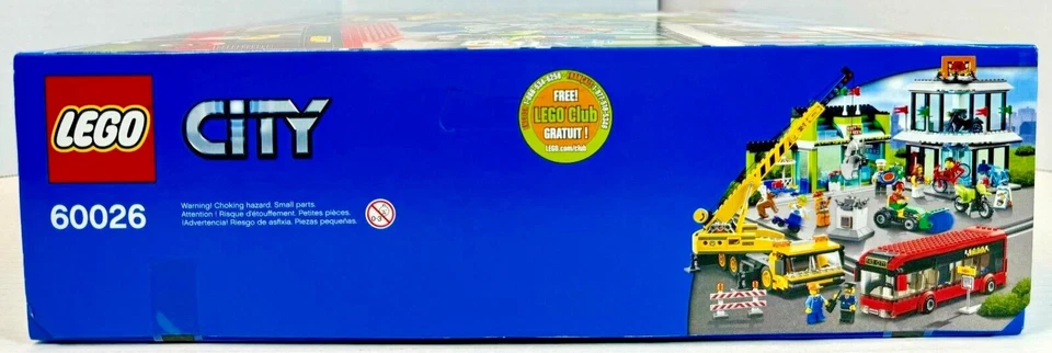 LEGO (60026) City: Town Square - New Sealed Retired Bus Construction Bike Castle - Image 4 of 4