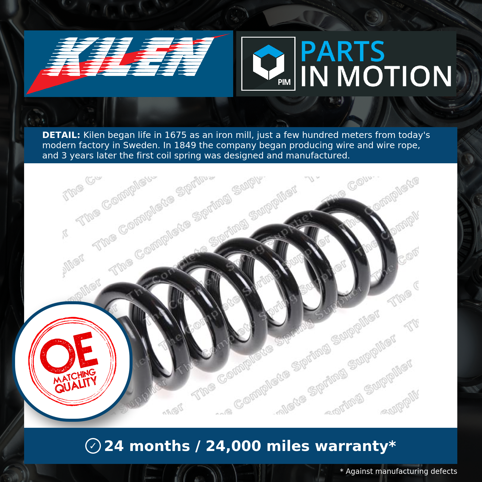 Coil Spring fits MERCEDES C220 W204 2.1D Rear 07 to 08 OM646.811 Suspension New - Image 7