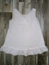 Size 4t Vintage White Dress Slip Lace Trim Pajama Dress Great Condition