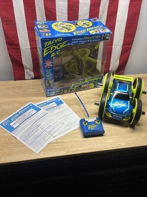 TAIYO EDGE RUNNER R/C FREESTYLE STUNT CAR & REMOTE CONTROLLER 2263 NO BATTERY