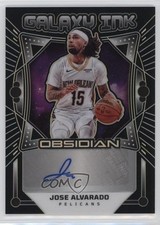 2024-25 Panini Obsidian Galaxy Ink /149 Jose Alvarado #GI-JOS Auto sc2