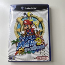 Super Mario Sunshine (GameCube, 2002) with manual