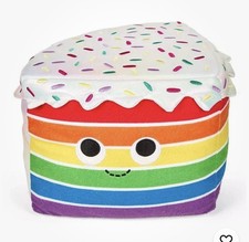 Yummy World Roy The Rainbow Cake Medium 13" Plush Toy Kidrobot Brand New In Bag