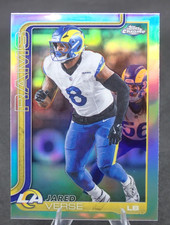 2025 Topps Chrome Football Jared Verse Refractor No. 173 Los Angeles Rams