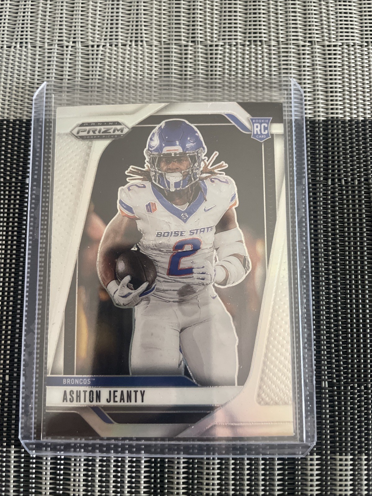 2025 Prizm Draft Picks -Ashton Jeanty Silver Prizm-#13 - Boise State Broncos