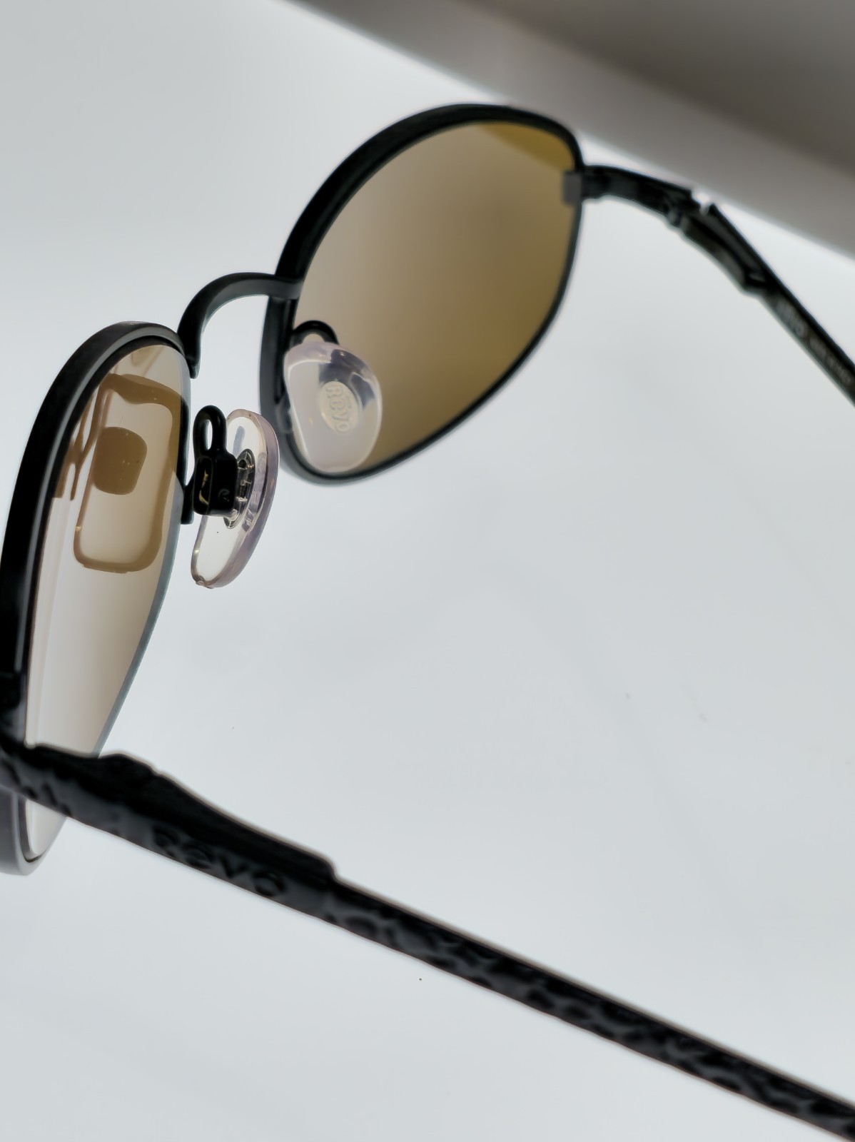 Vintage REVO 3008 Black Python Pattern Sunglasses… - image 13