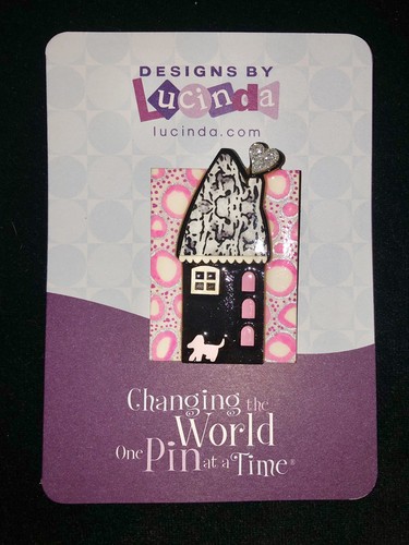 BEAUTIFUL & RARE LUCINDA HOUSE PIN