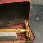 Gillette 1930's New Bar Handle DE Safety Razor Set in Case  CLEAN — photo 4