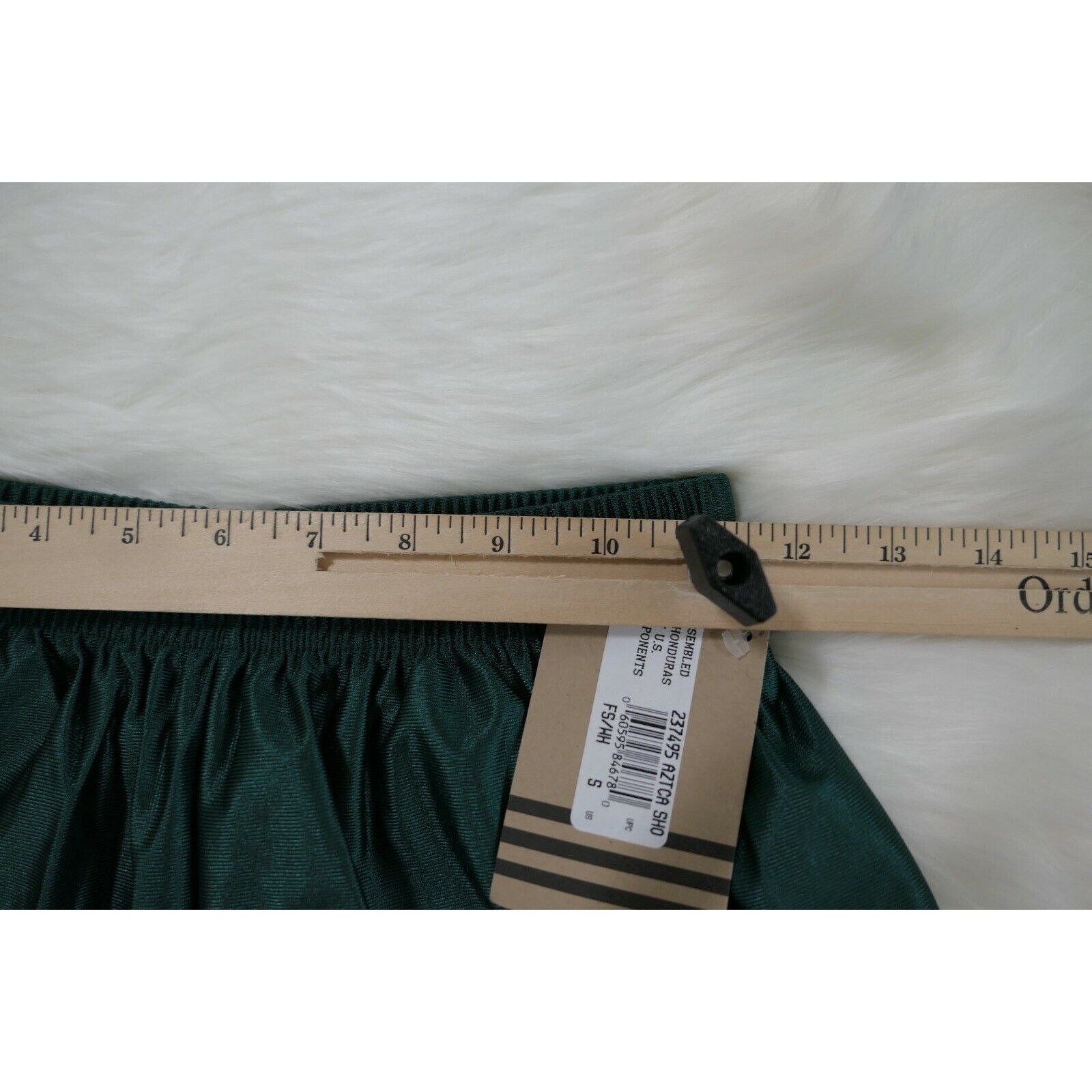 NWT Rare 90s Adidas Polyester Green White AZTECA Men's Small Soccer Shorts thumbnail 8