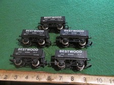 5 X HORNBY BESTWOOD IRON WORKS OPEN WAGONS (OO GAUGE) LOT S59
