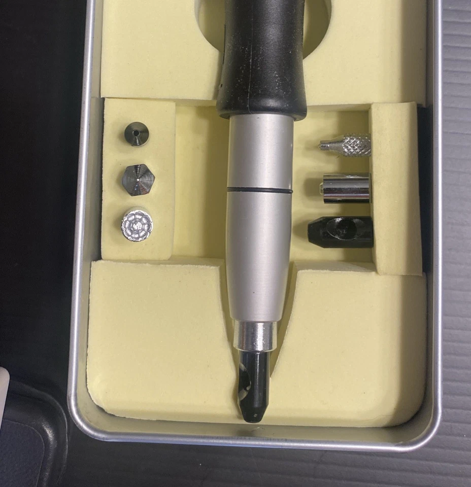 Making Memories Instant Setter Set (7) Eyelet Hole Punch Emboss In Metal Box - Image 2 of 3