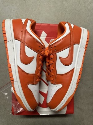 Nike Dunk Low Retro SP Syracuse 2020 Orange White Knicks - Size 9.5