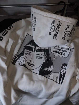 Supreme Thrasher Boyfriend Hoodie White 2015 Vintage Skate Destroy Men Size M