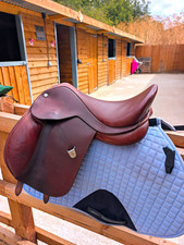 Bates All Purpose Saddles Brown Leather English Horse Riding Saddle