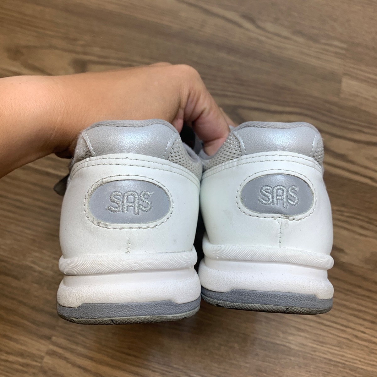 SAS TMV Walking Shoe Womens Size 7 N Double Strap Tripad Comfort View 4