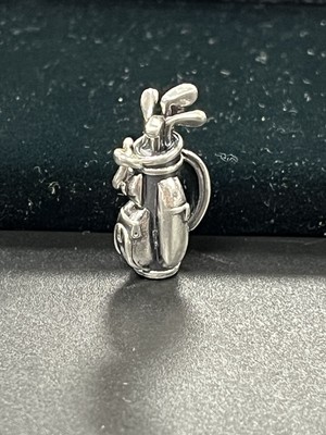 James Avery Retired 3D 925 Golf Bag Charm