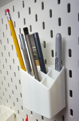 IKEA Skadis Pen Holder w/ hooks