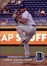 2021 Durham Bulls Choice #22 Drew Rasmussen Puyallup Washington WA Baseball Card