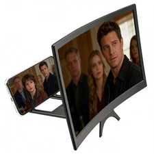 12 Inch Mobile Phone Screen Magnifier 3D HD Video Amplifier Stand Newest Model