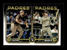 2024 Topps Update #US227 Chandler Seagle RC Mason McCoy RC (NM+)(BAS)