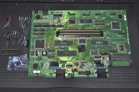 NEO GEO AES Console AES3-4 Full Recap, BIOS Socketed, RGB Bypass, Joystick SNK