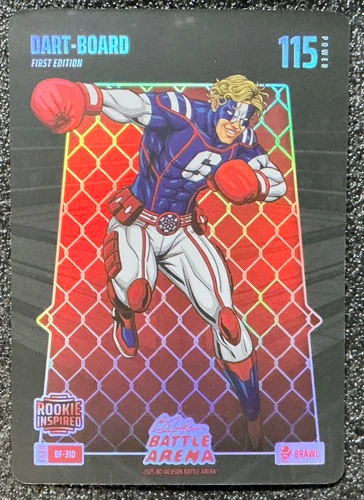Jaxson Dart (Dart-Board) 2026 Bo Jackson Battle Arena #BF-310 Brawl Foil (RC)