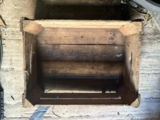 Vintage Unmarked Wood Crate