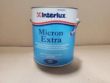 Interlux Micron Extra Antifouling Boat Paint Blue Y5690 1 Gallon Slight Rust