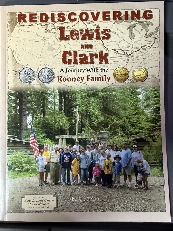Dan Rooney Autographed “Rediscovering Lewis And Clark” Book Steelers