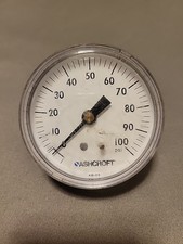 Ashcroft 1008 Pressure Gauge 100 PSI