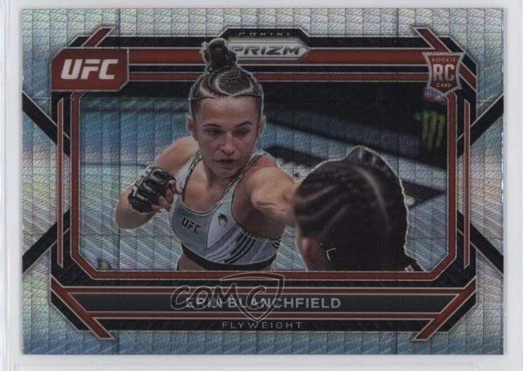 2023 Panini Prizm UFC Hyper Prizm Erin Blanchfield #12 Rookie RC 0y6g