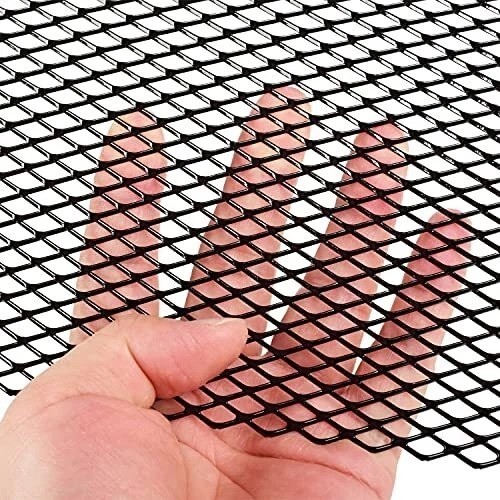 40x13 Inch Universal Car Grill Mesh Aluminum Grille Insert Bumper Rhombic Hole