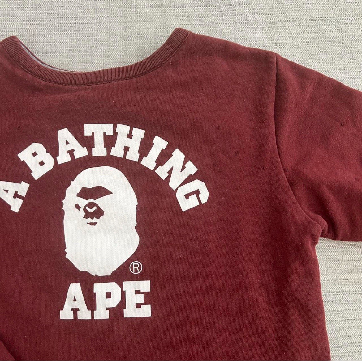 Crazy Rare Authentic A Bathing Ape reversible cre… - image 6