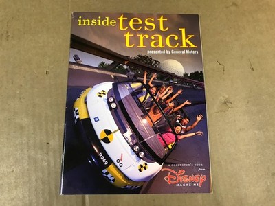 Vintage Disney Magazine Inside Test Track - Presented By General Motors