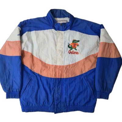 Vintage Florida Gators Jacket Mens Large Orange Blue NCAA Football Apex One 90s