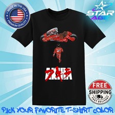 Tee Shirt T-Shirt Akira 1988 Kaneda's Iconic Motorcycle Unisex Anime Style