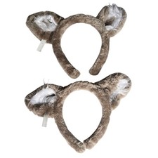 Great Wolf Lodge Wolf Ears Faux Fur Costume Accessory Headband Dress Up