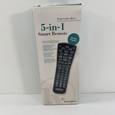 RadioShack 5-In-1 Universal Remote Control 15-2103 NEW IN BOX