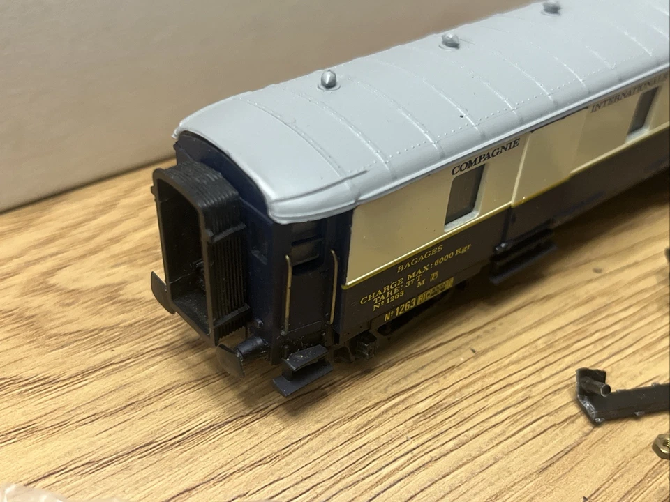 HO CIWL FOURGON ORIENT EXPRESS N°1263   EP 2 FRANCE TRAINS  A Restaurer - Photo 2/4