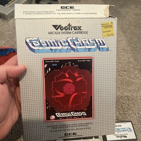 Cosmic Chasm (Vectrex, 1982) Complete Game W/ Overlay & Instructions