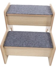 Cat Dog Ladder Stairs Wooden 2 Step Puppy