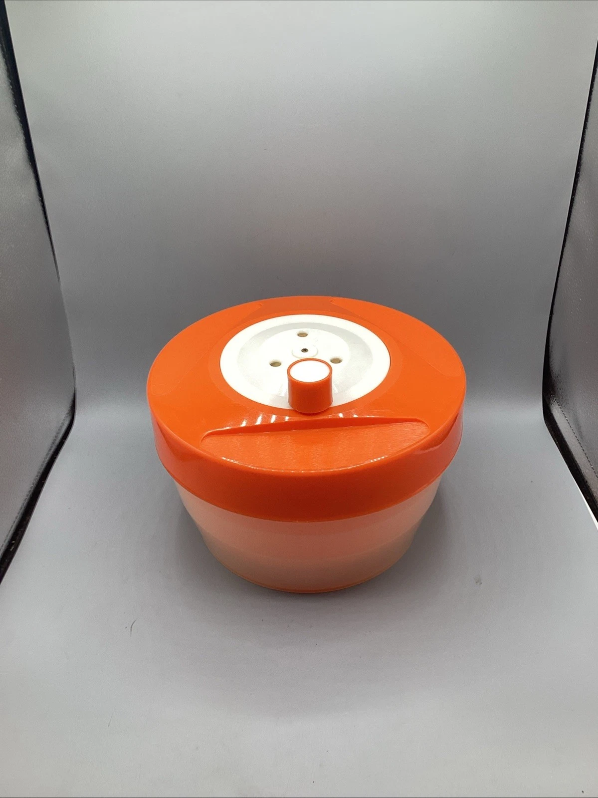 Vintage Triumph Brevet Salad Spinner Orange Model 7220266 Made in France